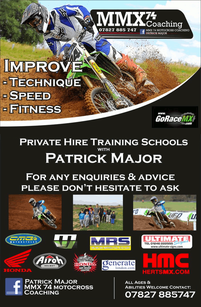 advertisement for Patrick Major of MMXCoaching