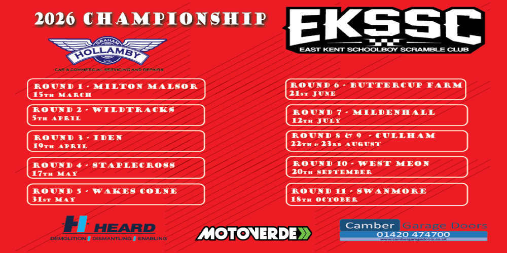 Ad: East Kent Club Champs 2026