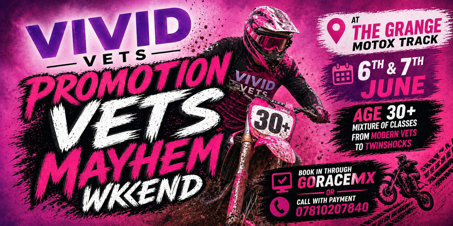 Ad: Vivid Vets - Vetw Mayhem Weekend